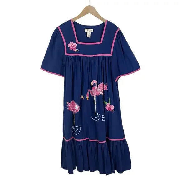 blue dress for baby girl Breathable Flamingo Long-Sleeve Golf Dresses for Women